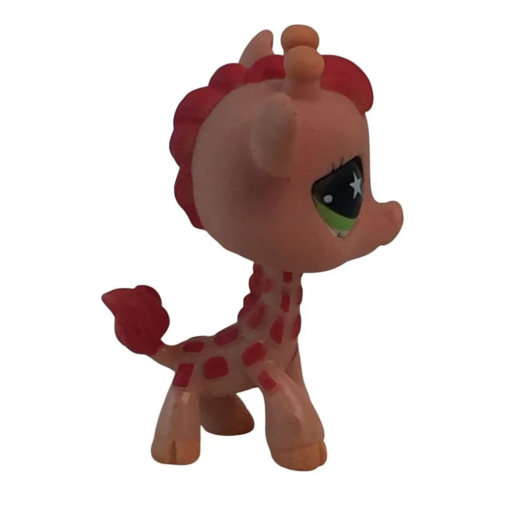 Littlest Pet Shop LPS 303‎ Twizzle Tallwater Giraffe 943 Green Star Eyes Giraffe